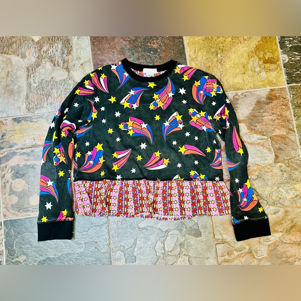Adorable STELLA MCCARTNEY ruffled sweatshirt for kids/girls size 14
